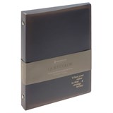 ! РАСПРОДАЖА Тетрадь  80л. на кольцах "Quiet color", сменный блок (Nrp80А5_38631, "Greenwich Line") пластиковая обложка