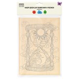 Доски для выжигания  4шт. "Антистресс" 15*21см. (HB_56778, "ТРИ СОВЫ")