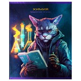 ! РАСПРОДАЖА Тетрадь 48л. МИР БУДУЩЕГО "Химия" (ТП5ск48 56330, BG) металлизированный картон