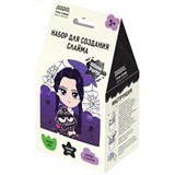 Набор для изготовления слаймов ТРИ СОВЫ "Slime party. Dark Girl" черный, наполнение - шарики и блестки, аромат "кола" (557)