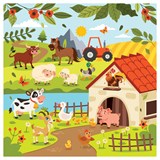 Puzzle ТРИ СОВЫ   64 элемента "Деревня" (ПК64_54551)
