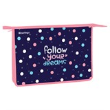 ! РАСПРОДАЖА Папка для тетрадей А4, молния сверху Berlingo "Colored dots" (BR-PP-A40406) пластик