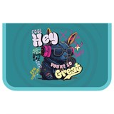 ! РАСПРОДАЖА Пенал 1 отд. 200*130мм, с 2-я откид. планками ArtSpace "Hey Great" (ПТ1_59957) ткань