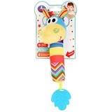 Погремушка - пищалка мягкая "Ослик" с прорезывателем и фактурными элементами (UM-OS-23, 362936)