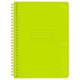 ! РАСПРОДАЖА Тетрадь  96л. на пластиковой спирали BG "Neon. Yellow" клетка (Т5гр96_пл 58834) пластиковая обложка