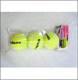 Мячи для большого тенниса, набор из 3шт. (981R) в пакете