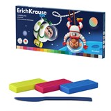 ! РАСПРОДАЖА Пластилин ErichKrause Kids "Space Animals" 24цв. 432гр. стек (61335)