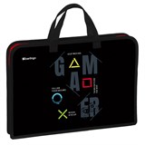 ! РАСПРОДАЖА Папка на молнии с ручками А4 Berlingo "Game on" ширина 40мм (BR-PT-A44003) пластик