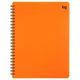 ! РАСПРОДАЖА Тетрадь  60л. на спирали BG "Neon. Оранжевая" клетка (Т5гр60_пл 59773) пластиковая обложка