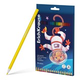 Карандаши ErichKrause Kids "Space Aninals" 18цв. (61787) трехгранные