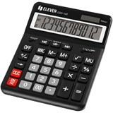 ! РАСПРОДАЖА Калькулятор настольный ELEVEN CDC-120-BK, 12-разрядный, 155*206*38мм, дв.питание, черный