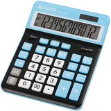 ! РАСПРОДАЖА Калькулятор настольный ELEVEN CDC-120-BK/CY, 12-разрядный, 155*206*38мм, дв.питание, черно-синий