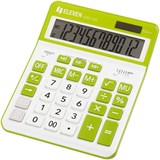 ! РАСПРОДАЖА Калькулятор настольный ELEVEN CDC-120-WH/GN, 12-разрядный, 155*206*38мм, дв.питание, бело-салатовый