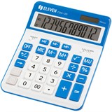 ! РАСПРОДАЖА Калькулятор настольный ELEVEN CDC-120-WH/NV, 12-разрядный, 155*206*38мм, дв.питание, бело - темно-синий