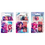 ! РАСПРОДАЖА Закладки магнитные для книг 3шт. MESHU 80*130мм "Anime" (MS_58281) soft-touch, фольга