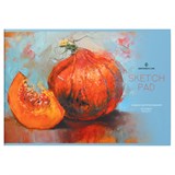 ! РАСПРОДАЖА Альбом для рисования Greenwich Line 40л. на скрепке, 120 г/м "Pumpkin" (PS40s-59516) обложка картон