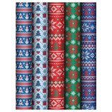 Бумага для упаковки подарков MESHU 70*100см. "Nordic" (MS_62800) 80г/м, в ассорт.