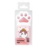 ! РАСПРОДАЖА Корректирующая лента MESHU "Paw" 5мм*12м (MS_54225) корпус розовый, в ПВХ боксе