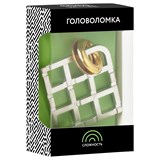 ! РАСПРОДАЖА Головоломка металл. ТРИ СОВЫ "Лабиринт", 3 уровень сложности (PMb_17673)