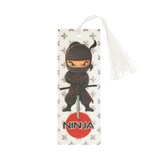 Закладка для книг 3D с линейкой ArtSpace "Ninja" 15см (3D_45550) с декоративным шнурком