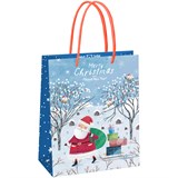 ! РАСПРОДАЖА Пакет подарочный MESHU 18х23х10см (MS_61580) "Christmas" матовая ламинация