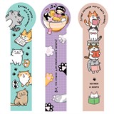 Закладка для книг пласт. MESHU 50*200мм "Book cats" (MS_59699)