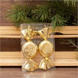 Набор украшений "Конфеты" 2шт., 21см (20ADC2-A102-зол) золото, в ПВХ упаковке