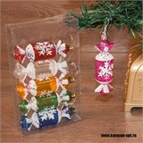 Набор украшений "Конфеты" 6шт., 12см (BA002) в ПВХ упаковке