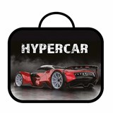 Папка на молнии с ручками А4, ширина 120мм (ПМ-А4-251) "Hypercar" тканевая окантовка