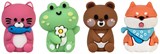 ! РАСПРОДАЖА Точилка LOREX "Cute Pets" силиконовый корпус, 1 отв. (LXKSRFG-CP, 252151)