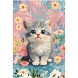 MAXI-пазлы "Котенок в цветах" (ПК24М_64377, "ТРИ СОВЫ") 24 элемента