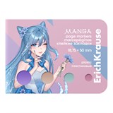 ! РАСПРОДАЖА Закладки самоклеящ. ErichKrause "Manga" (61588) 50*18,75мм, 4цв.*25л., пластиковые