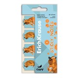 ! РАСПРОДАЖА Закладки самоклеящ. ErichKrause "Happy Capy" (61590) 67*25мм, 80л.