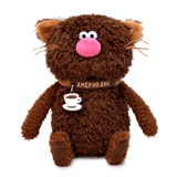 ! РАСПРОДАЖА Мягкая игрушка "Кофейные Коты. Американо" 16см (CCat16-20)