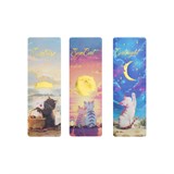 ! РАСПРОДАЖА Закладки для книг 3шт. MESHU 45*135мм "Sun Cat" (MS_63364) пластиковые