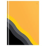Бизнес-блокнот А4 120л. "Bright wave" ("BG", ББ4т120_лг 64776) глянцевая ламинация