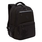 Рюкзак GRIZZLY (RB-554-3) 39*28*20см, цвет черный, анатомическая спинка