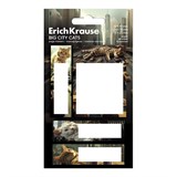 ! РАСПРОДАЖА Закладки самоклеящ. ErichKrause "Big City Cats" (63794) 70*52мм, 70*20мм, 20*70мм, 80л.