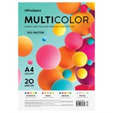 Бумага "OfficeSpace. Multicolor" А4, 80г/м, 100л./20цв. (MC_57341)