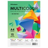 Бумага "OfficeSpace. Multicolor" А4, 80г/м, 150л./15цв. (MC_57343)