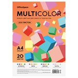 Бумага "OfficeSpace. Multicolor" А4, 80г/м, 200л./20цв. (MC_57342)