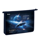 ! РАСПРОДАЖА Папка для тетрадей А4, молния сверху Först "Cosmic" (FT-PP-A40514) пластик