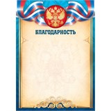 Бланк "Благодарность" А4 (арт. 9325) плотность 157г/м2