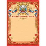 Бланк "Благодарность" А4 (арт. 300) плотность 200г/м2