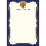 Бланк "Благодарность" А4 (арт. 9301) плотность 90г/м2