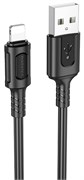 Кабель Lightning - USB, 1 м, "BX111 Feliz", В КОРОБКЕ (6941991115042) "Borofone", черный, 2.4А