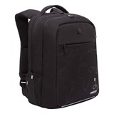 Рюкзак GRIZZLY (RB-556-5) 39*26*17см, цвет черный, анатомическая спинка