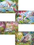 ! РАСПРОДАЖА Puzzle  120 элементов "Единороги №7" (П120-2010)