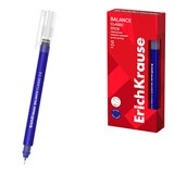 Ручка роллер ErichKrause "Balance Classic" (63147) синяя, 0.5мм, одноразовая