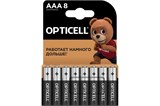 ! РАСПРОДАЖА Батарейка LR3 "Opticell  Professional" (полный аналог Duracell), алкалиновая, на блистере BL8